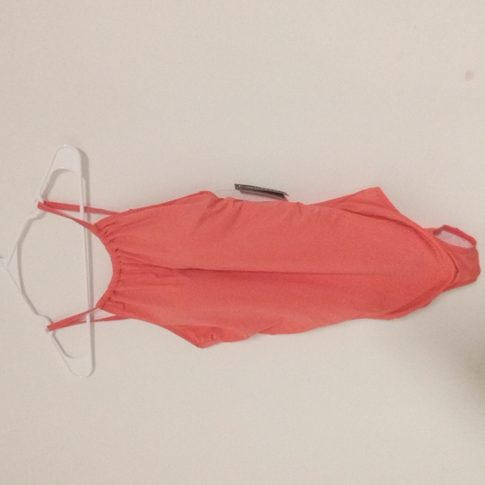 Spectacular BNWT Jantzen Coral One Piece Swimsuit sz 14